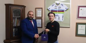 Spotkanie z kolarzem p. Karolem Wawrzyniakiem