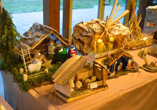 Wystawa szopek bożonarodzeniowych w Olendrze