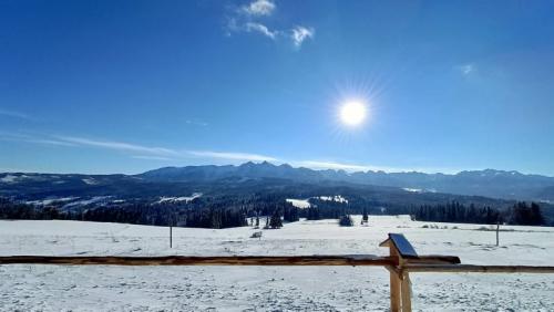 Widok pasma górskiego