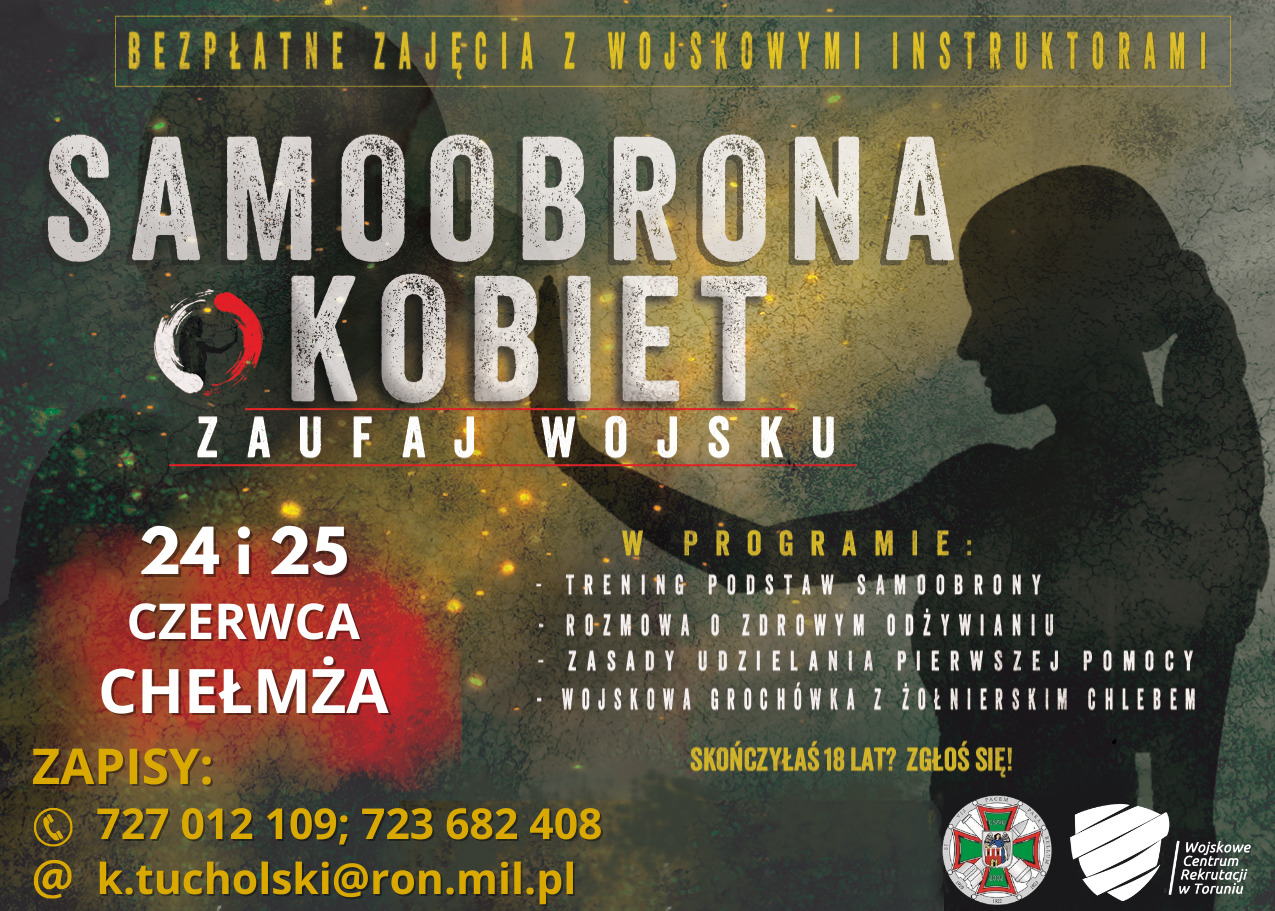 „Samoobrona kobiet – zaufaj wojsku” – ruszają zapisy na bezpłatne treningi!