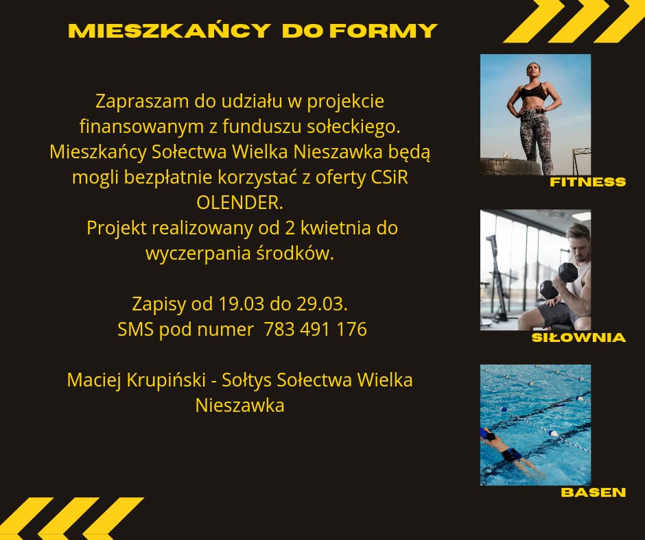 MIESZKAŃCY DO FORMY - Sołectwo Wielka Nieszawka
