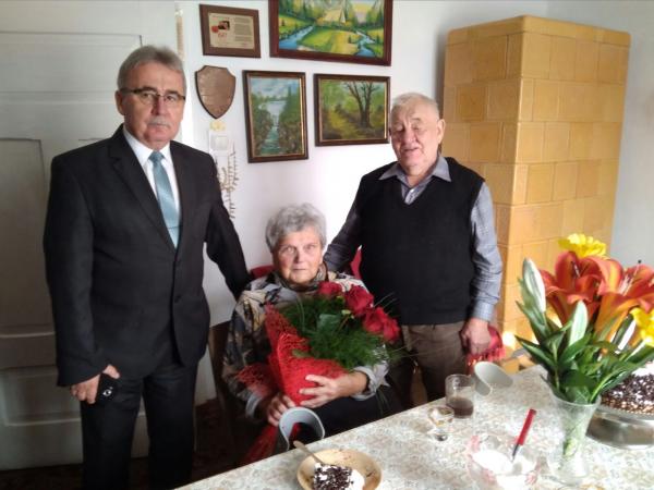 65-lecie pożycia małżeńskiego Państwa Czesławy i Zdzisława Wiśniewskich