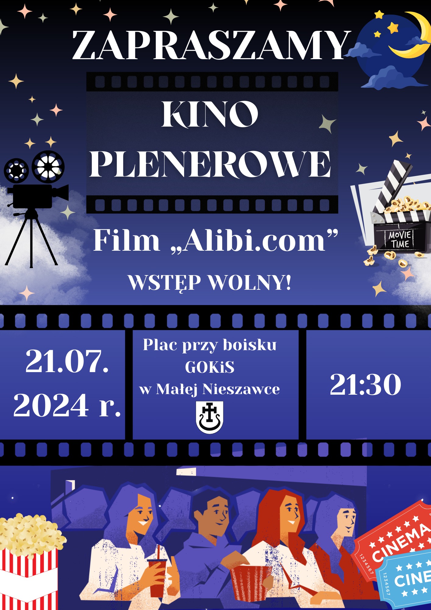 Kino plenerowe - 21 lipca 2024 r.