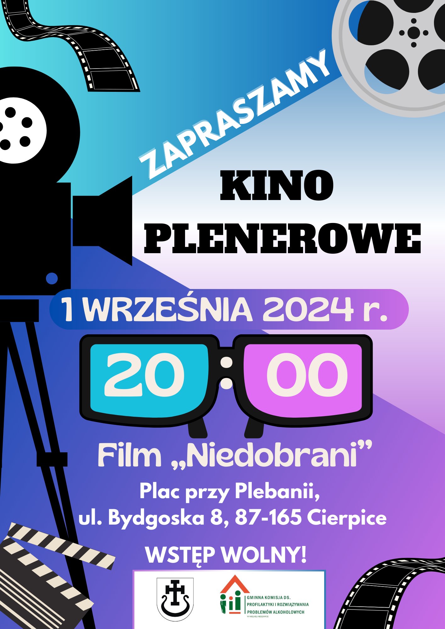 ZAPRASZAMY NA SEANS KINA PLENEROWEGO!