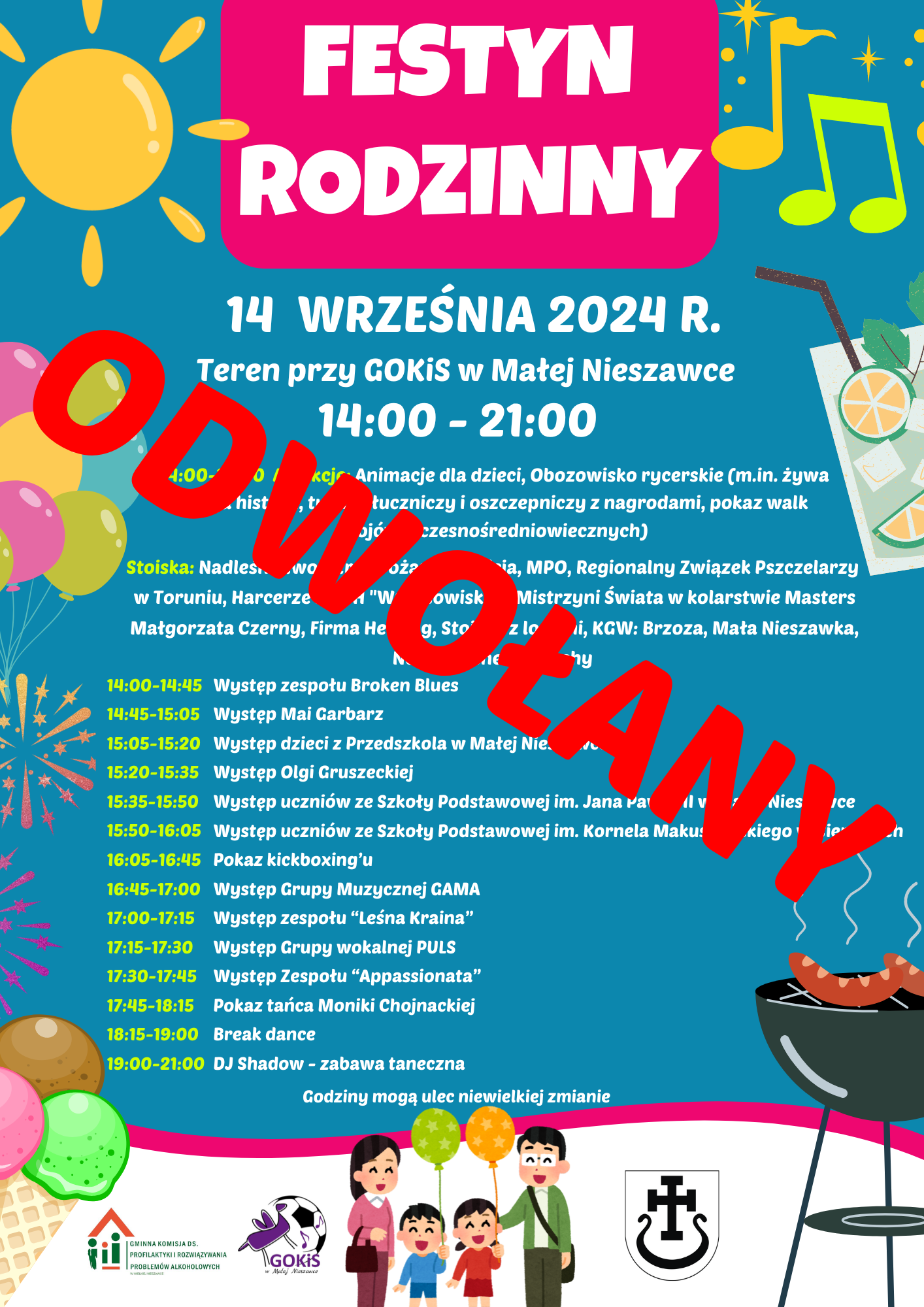 FESTYN RODZINNY - ODWOŁANY