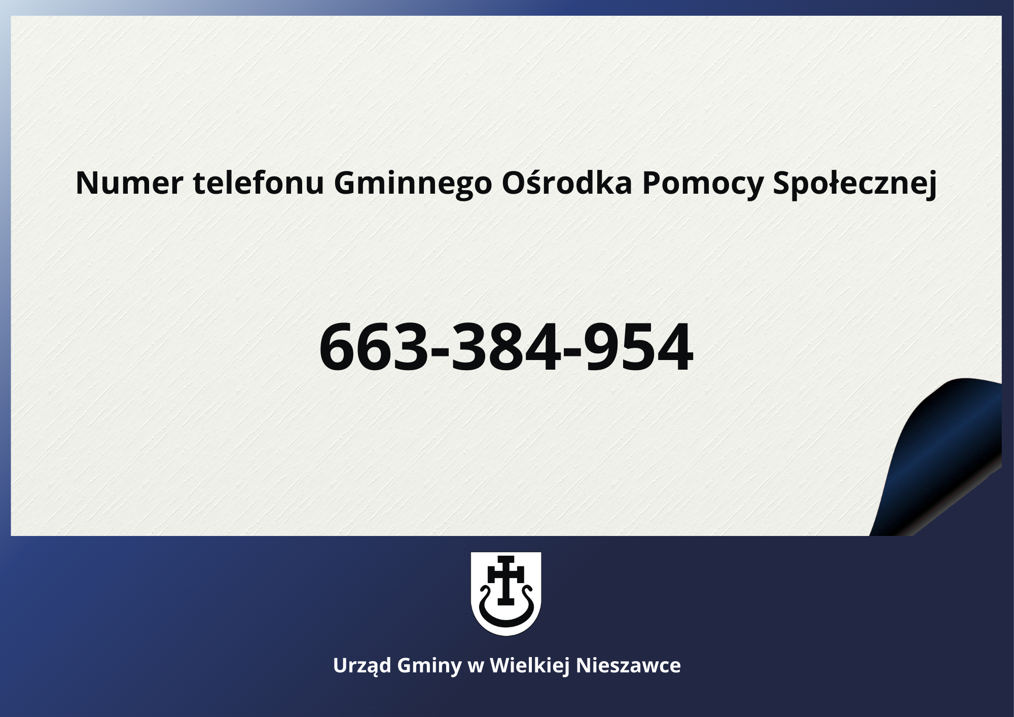 Numer służbowy GOPS