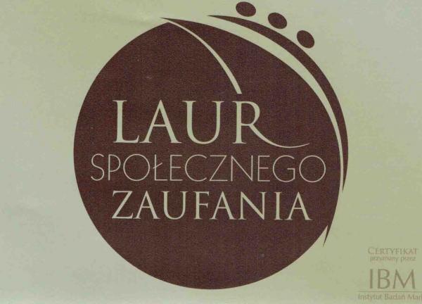 Laur Społecznego Zaufania dla Gminy Wielka Nieszawka