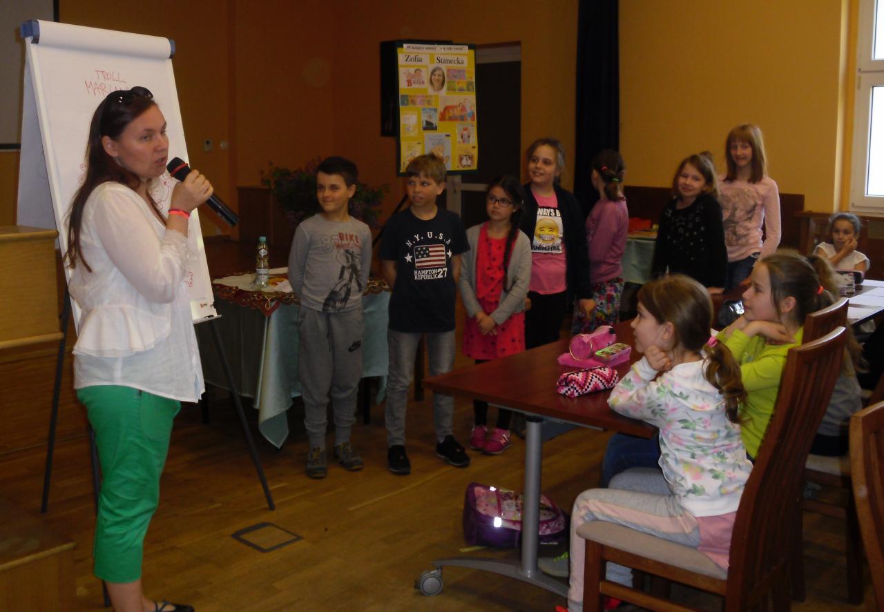 Spotkanie autorskie z p. Zofią Stanecką