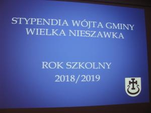 Uroczystość wręczenia stypendiów motywacyjnych