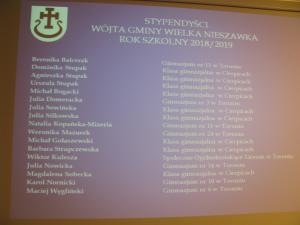 Uroczystość wręczenia stypendiów