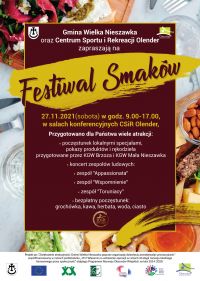 Festiwal Smaków plakat informacyjny