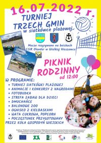 Turniej Trzech Gmin Plakat