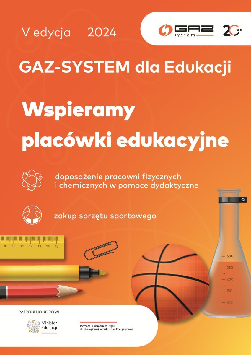GAZ-SYSTEM dla edukacji V edycja 2024