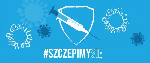 Plakat rządowy akcji szczepimy się