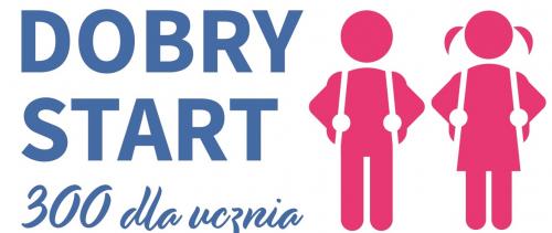 Dobry Start 300+ dla ucznia grafika informacyjna