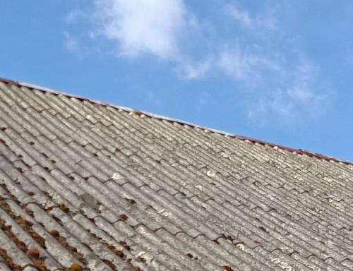 Pokrycie dachowe z azbestu