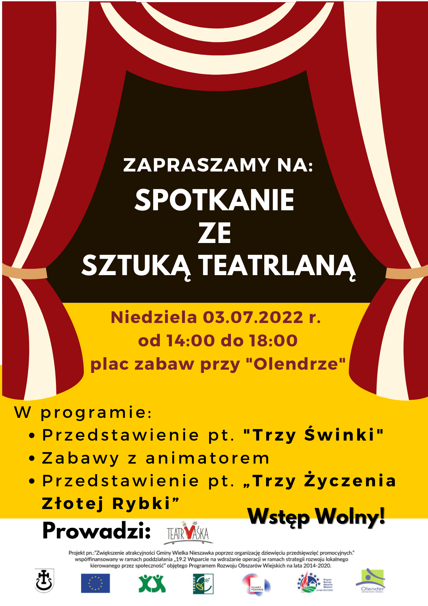 Plakat - Spotkanie ze sztuką teatralną