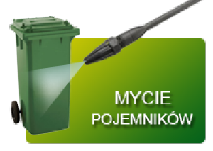 UWAGA MIESZKAŃCY – MYCIE POJEMNIKÓW NA ODPADY KOMUNALNE