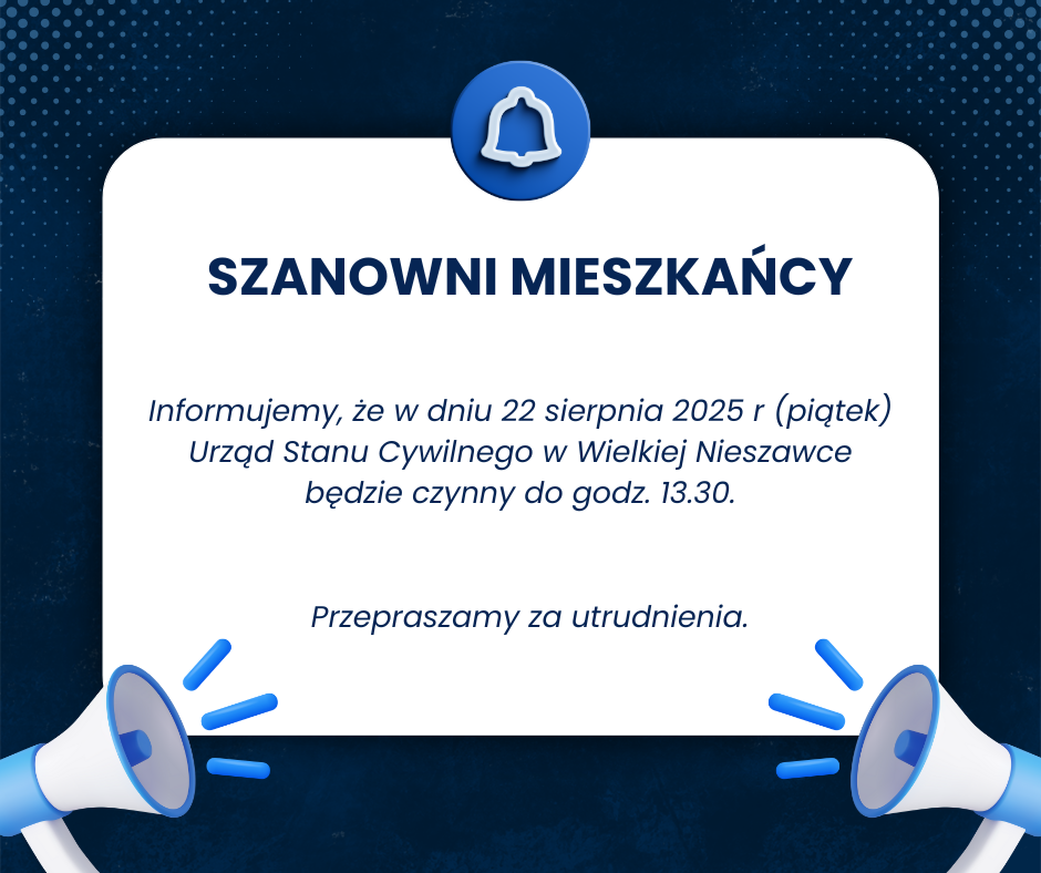 Zmiana godzin pracy USC