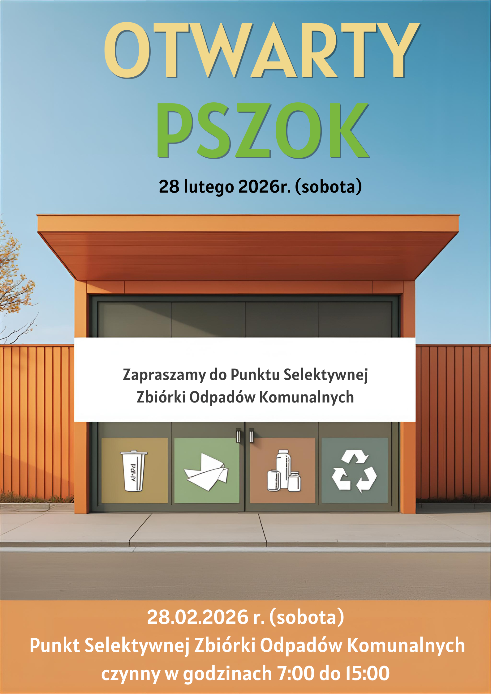 PSZOK czynny w sobotę