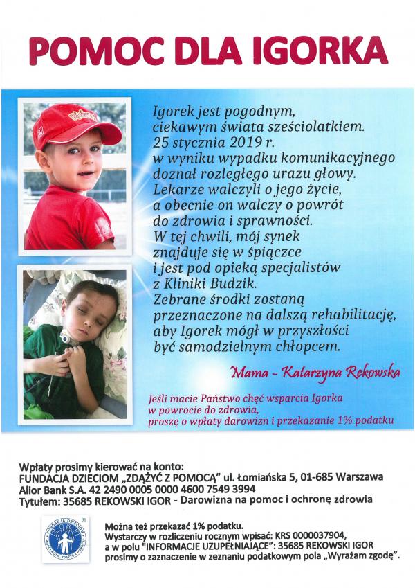 Pomoc dla Igorka