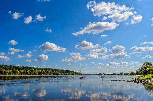 Widok rzeki Wisły